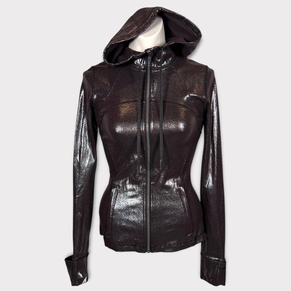 Lululemon Hooded Define Jacket Shine‎ Foil French Press 4 Athleisure Activewear